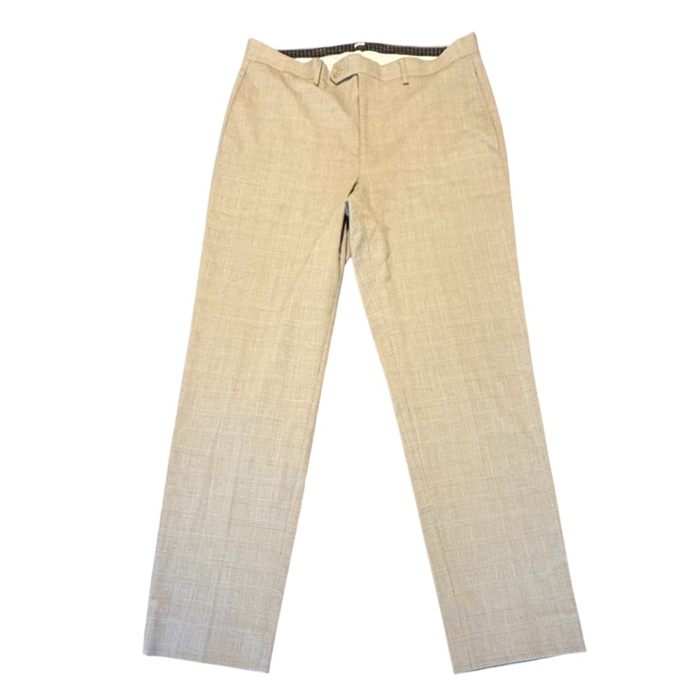 Ralph Lauren Light Plaid Beige Chinos - Straight Leg Size 34Wx34L